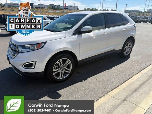 Used 2017 Ford Edge Titanium w/ Class II Trailer Tow Package AWD/4WD image 15