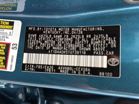 New 2026 Toyota Camry SE FWD image 34