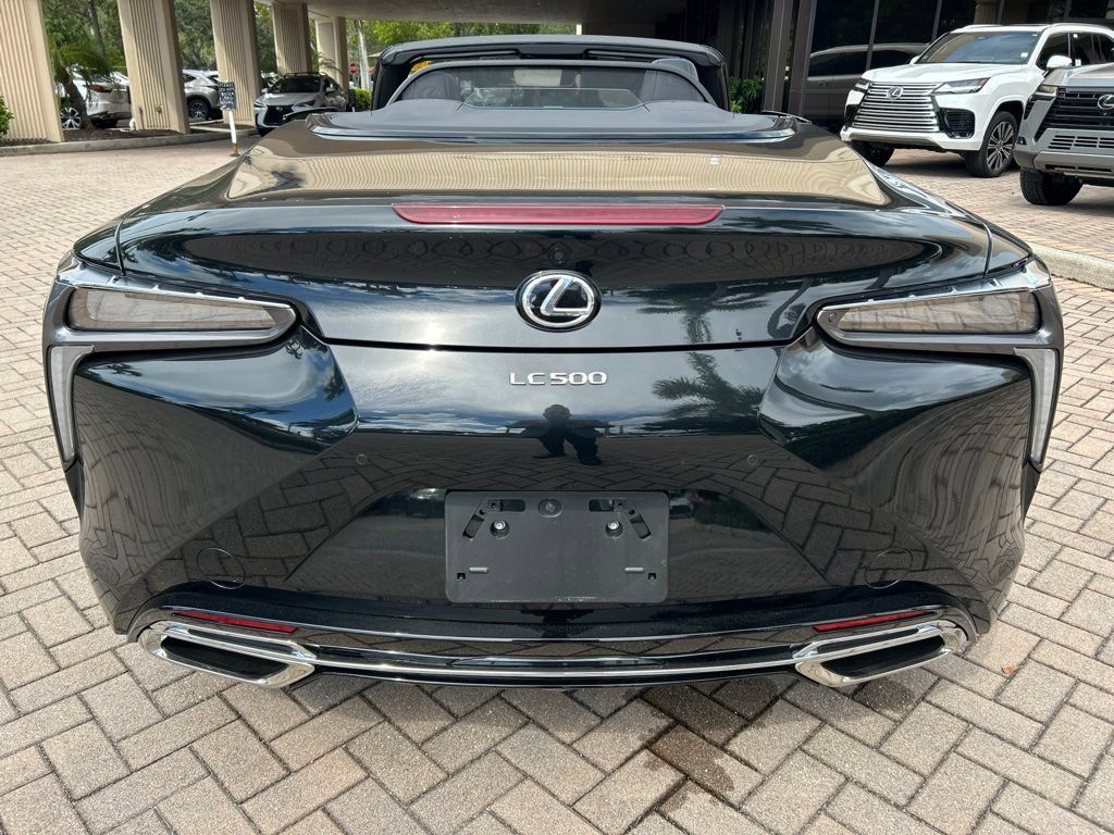 Certified 2022 Lexus LC 500 Convertible w/ Touring Package RWD image 4