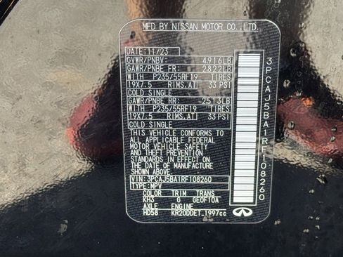 Certified 2024 INFINITI QX50 Luxe image 33