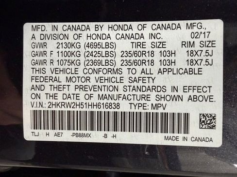 Used 2017 Honda CR-V EX image 28