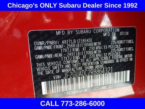 Certified 2024 Subaru Crosstrek 2.0i Premium image 18