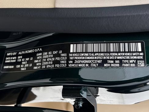 Used 2019 Alfa Romeo Stelvio Ti Lusso w/ Quick Order Package 22X Lusso AWD/4WD image 24