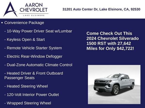 Used 2024 Chevrolet Silverado 1500 RST w/ RST All Star Premium Package AWD/4WD image 25