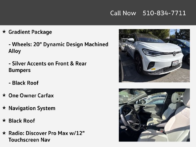 Certified 2022 Volkswagen ID.4 Pro S w/ Gradient Package AWD/4WD image 4