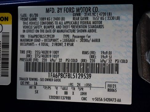 Used 2020 Ford Mustang GT Premium w/ GT Performance Package image 18