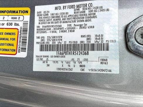 Certified 2024 Ford Mustang Premium image 30