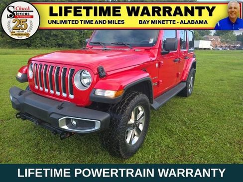 Used 2020 Jeep Wrangler Unlimited Sahara AWD/4WD image 1