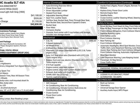 Used 2021 GMC Acadia SLT image 3