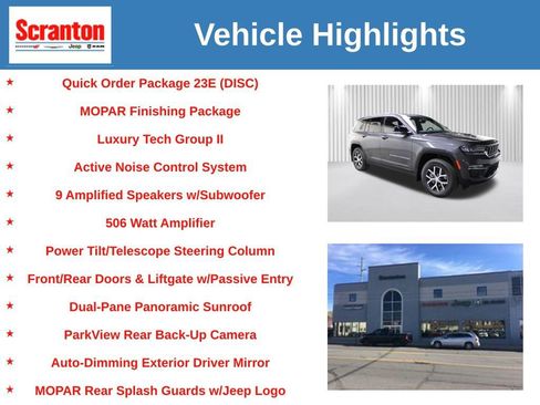 New 2025 Jeep Grand Cherokee Limited w/ Luxury Tech Group II image 6