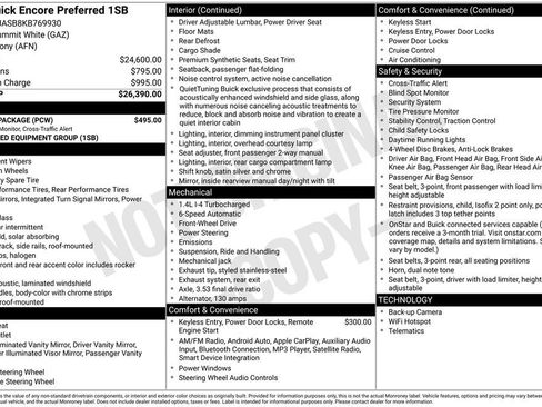 Used 2019 Buick Encore Preferred w/ Safety Package image 33