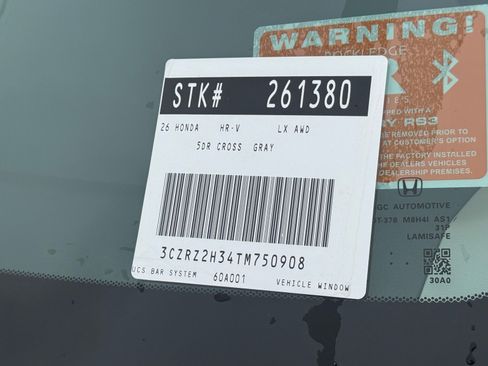 New 2026 Honda HR-V LX image 21