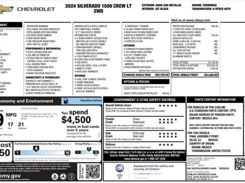 Used 2024 Chevrolet Silverado 1500 LT w/ Protection Package RWD image 4
