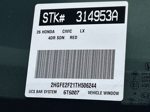 Certified 2026 Honda Civic LX image 30