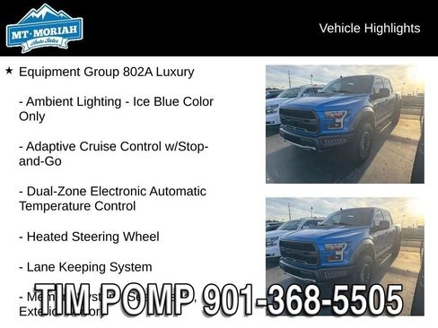 Used 2020 Ford F150 Raptor w/ Equipment Group 802A Luxury AWD/4WD image 12