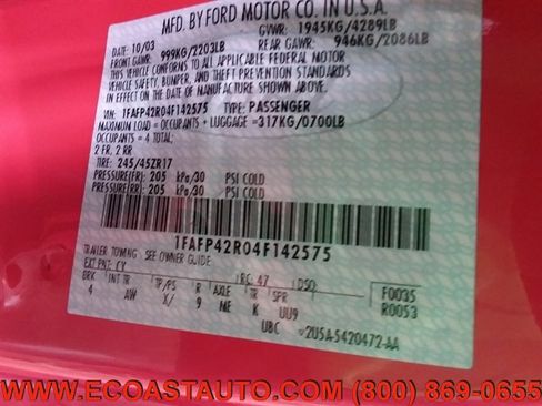 Used 2004 Ford Mustang Mach 1 image 20