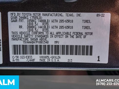 Used 2023 Toyota Sequoia TRD Pro AWD/4WD image 62