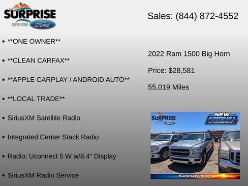Used 2022 RAM 1500 Big Horn RWD image 21