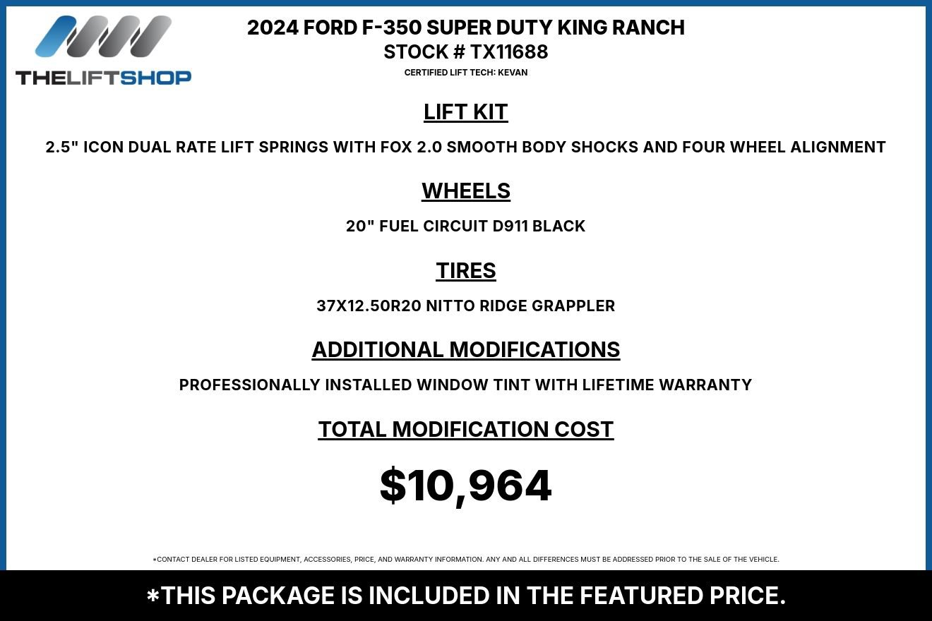 Used 2024 Ford F350 King Ranch AWD/4WD image 2