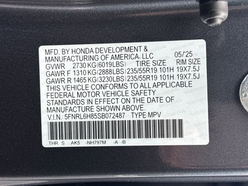 Used 2025 Honda Odyssey Touring image 29