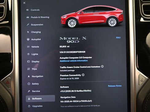 Used 2016 Tesla Model X 90D AWD/4WD image 14
