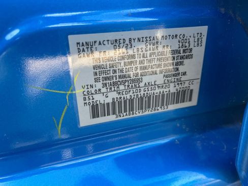 Certified 2023 Nissan Sentra SV image 14