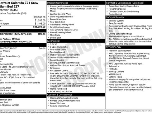 Used 2020 Chevrolet Colorado Z71 RWD image 33