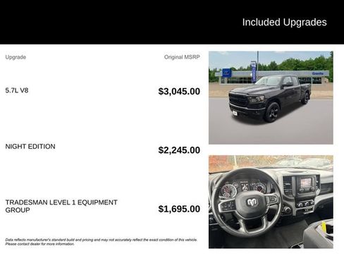 Used 2024 RAM 1500 Tradesman w/ Night Edition image 8