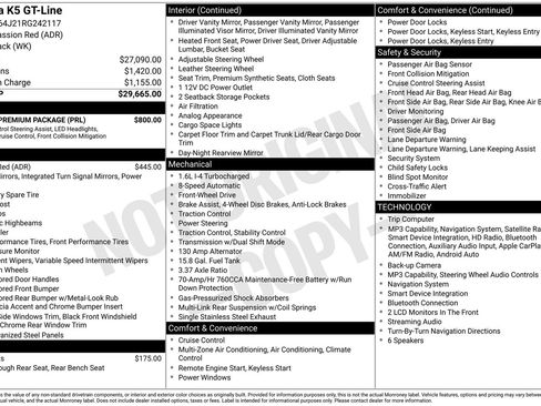 Used 2024 Kia K5 GT-Line w/ GT-Line Premium Package FWD image 10