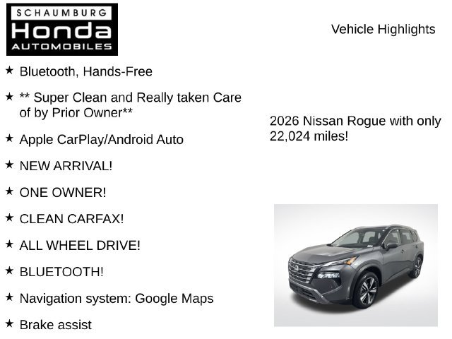 Used 2026 Nissan Rogue SL AWD/4WD image 7