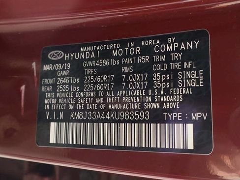 Used 2019 Hyundai Tucson Value FWD image 41