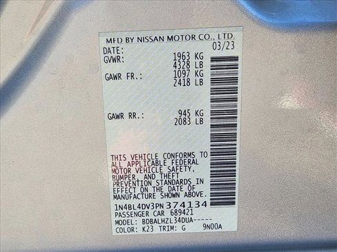 Used 2023 Nissan Altima 2.5 SV image 20