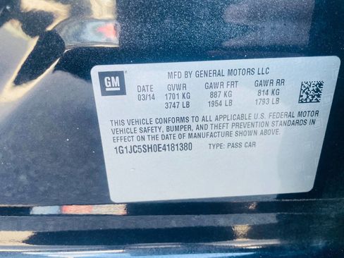 Used 2014 Chevrolet Sonic LT w/ Wheels and Fog Lamp Package image 22