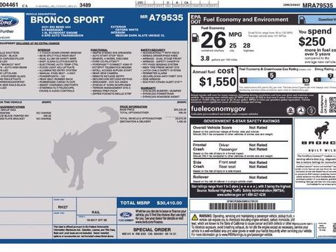 Used 2021 Ford Bronco Sport Big Bend AWD/4WD image 3