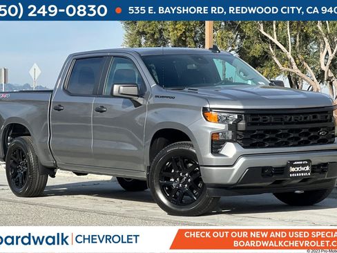 New 2026 Chevrolet Silverado 1500 Custom w/ LPO, Dark Essentials Package AWD/4WD image 1