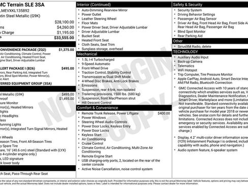 Used 2019 GMC Terrain SLE w/ Driver Convenience Package FWD image 35