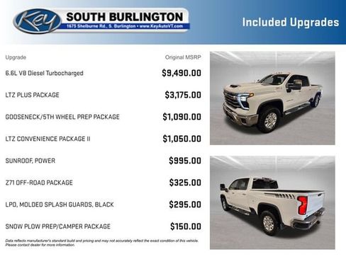 Used 2024 Chevrolet Silverado 2500 LTZ w/ LTZ Plus Package AWD/4WD image 3