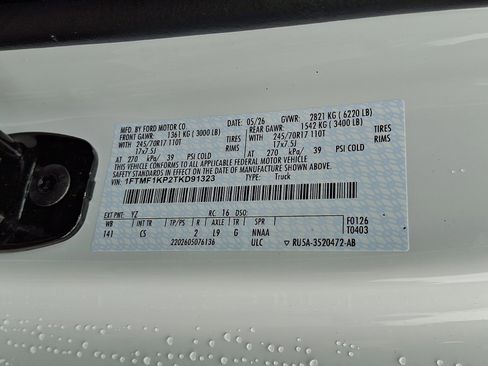 New 2026 Ford F150 XL w/ Equipment Group 103A High RWD image 9