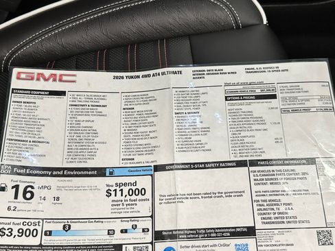 Used 2026 GMC Yukon AT4 Ultimate AWD/4WD image 45