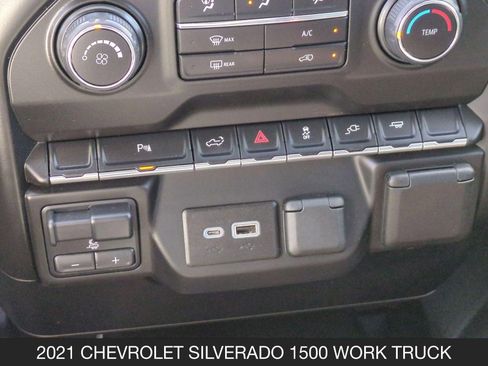 Used 2021 Chevrolet Silverado 1500 W/T w/ WT Value Package image 21