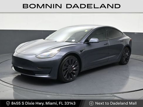 Used 2021 Tesla Model 3 Performance AWD/4WD image 1