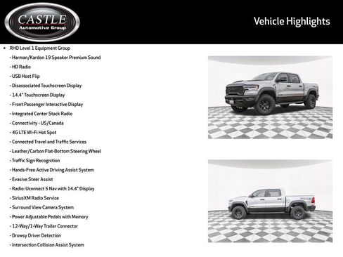 New 2026 RAM 1500 RHO w/ RHO Level 1 Equipment Group image 6
