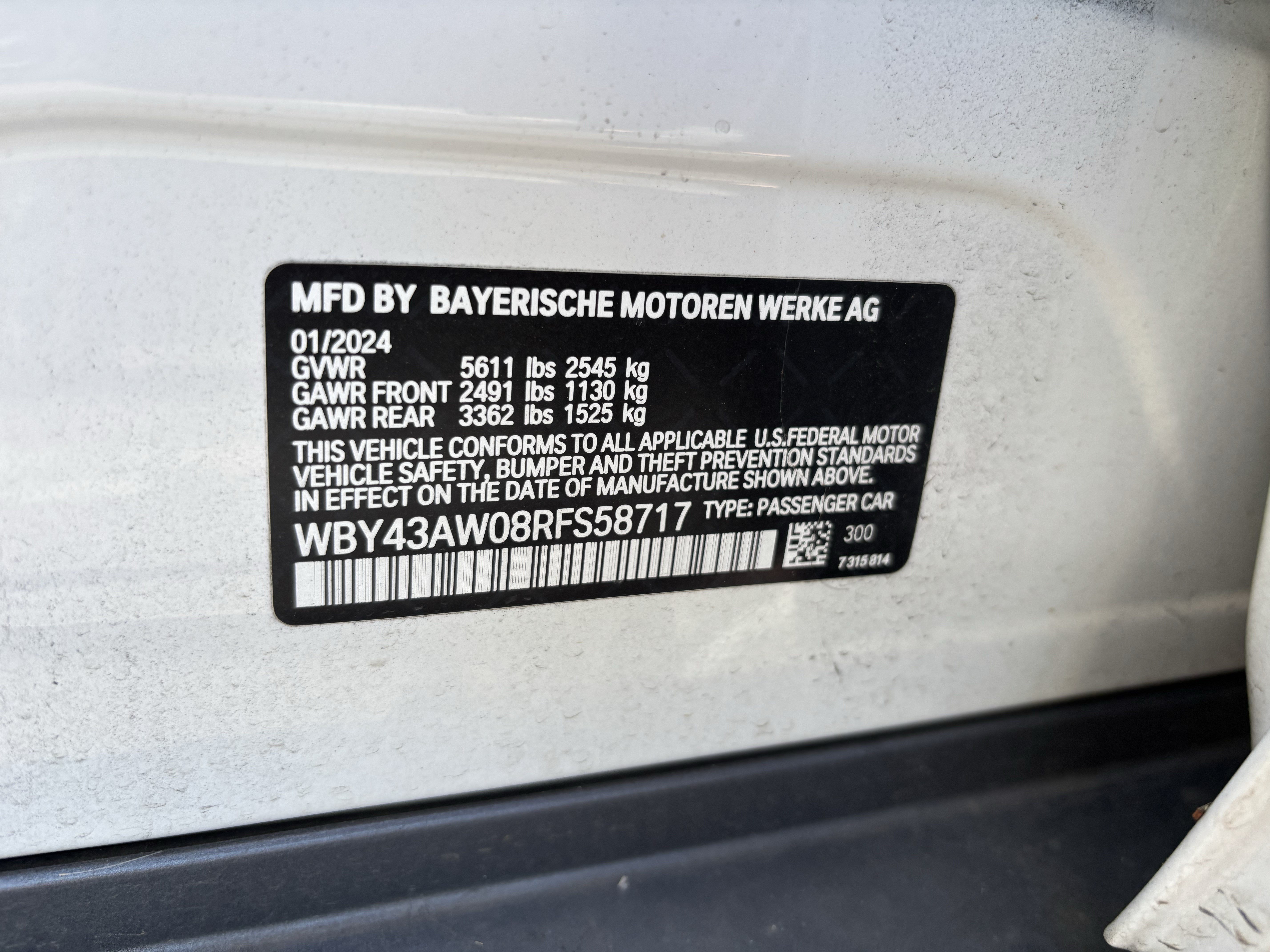 Certified 2024 BMW i4 eDrive35 w/ Convenience Package RWD image 38