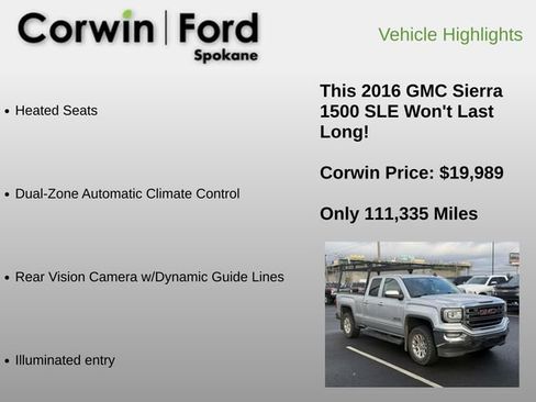 Used 2016 GMC Sierra 1500 SLE image 6