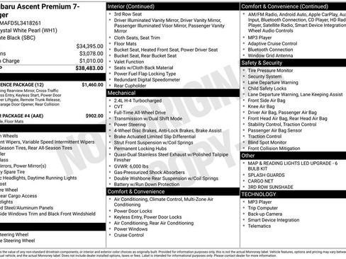 Used 2020 Subaru Ascent Premium w/ Convenience Package image 1