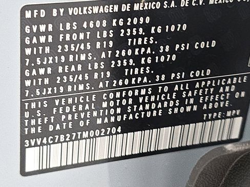 New 2026 Volkswagen Taos SEL image 35