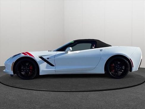 Certified 2019 Chevrolet Corvette Stingray Convertible w/ Carbon Flash Badge Package RWD image 2
