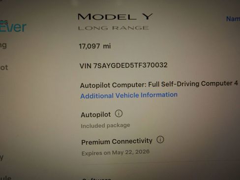 Used 2026 Tesla Model Y Long Range RWD image 7