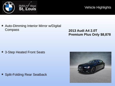 Used 2013 Audi A4 2.0T Premium Plus FWD image 15