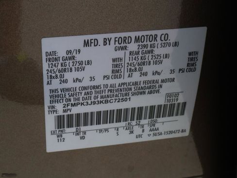 Used 2019 Ford Edge SEL w/ Equipment Group 201A FWD image 21
